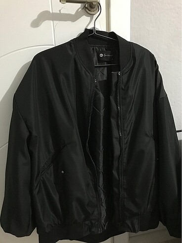 On Fashion Siyah Bomber Ceket