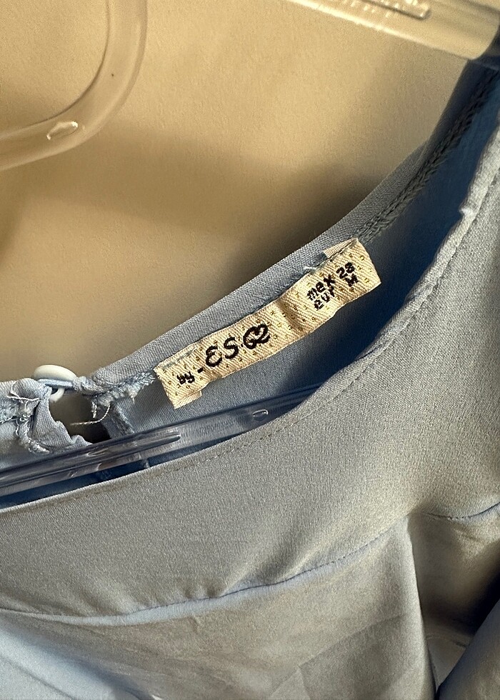 Mavi Kısa Elbise - Görsel 3