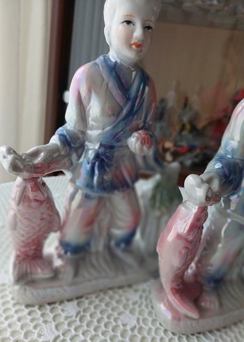 Porselen çift biblo - Görsel 2