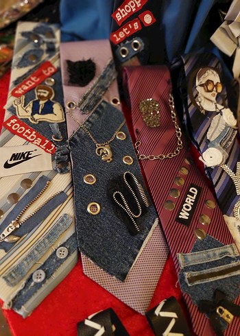 Tasarim kravatlarımızı gördünüz mü,Vintage Bohem Kravat - Görsel 4