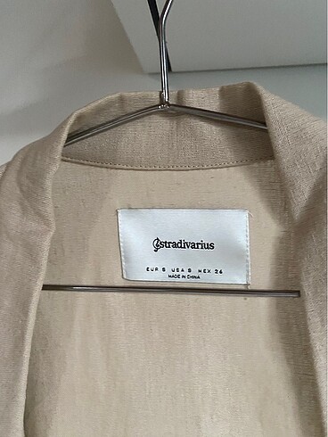 s Beden Stradivarius Keten Blazer Ceket