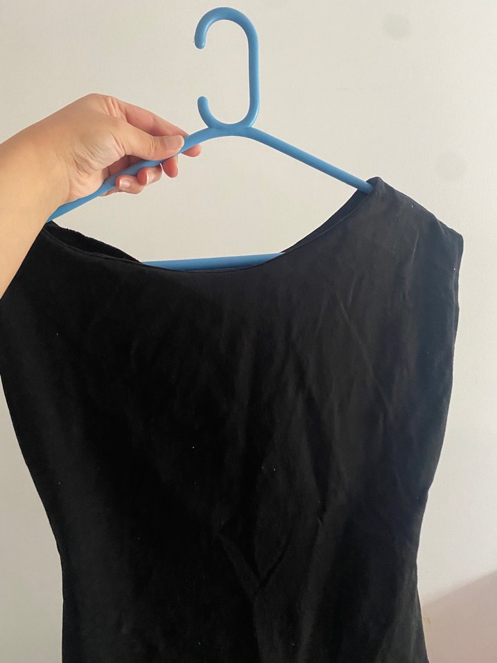 Milla /Siyah Asimetrik Tek Omuz Bluz - Görsel 2