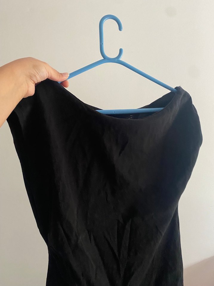 Milla /Siyah Asimetrik Tek Omuz Bluz - Görsel 3