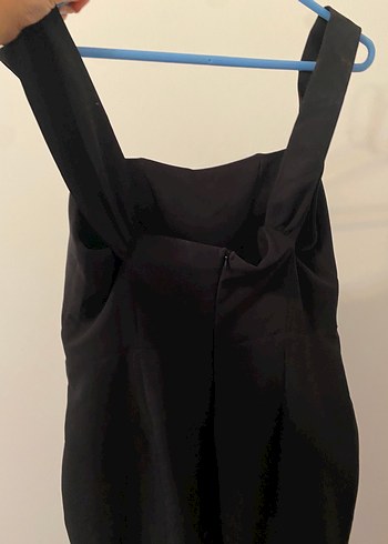 Milla /Straplez Siyah Midi Kalem Elbise - Görsel 5