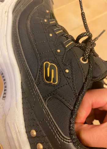 Skechers  orijinal Siyah Yılan Desenli Platform Spor Ayakkabı - Görsel 8