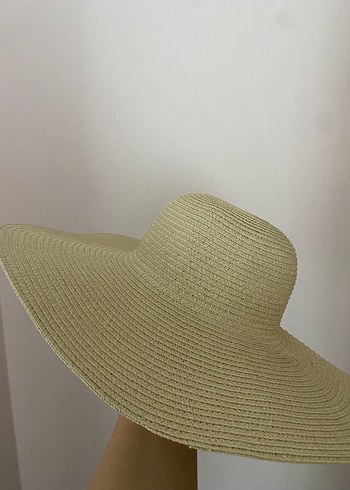 Bej Büyük Kenarlı Bohem Kadın Şapka - Görsel 4