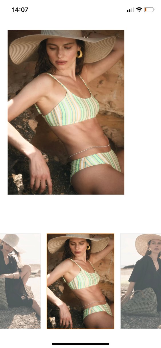 Bej Büyük Kenarlı Bohem Kadın Şapka - Görsel 3