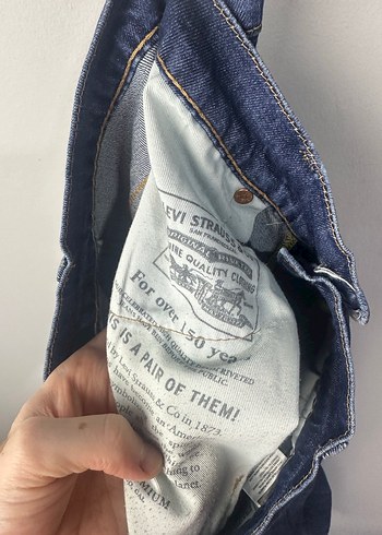 Levis Erkek Lacivert Denim Normal Kesim Jean