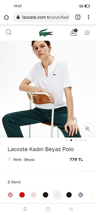 Bayan Tshirt Orjinal ve Yeni Lacoste