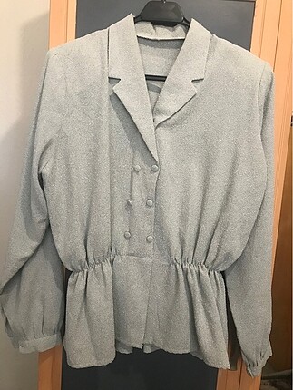 Özel tasarım dikilmiş vintage bluz