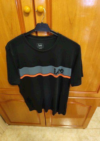 Lee Siyah Baskılı Erkek Tişört Large beden - Görsel 2
