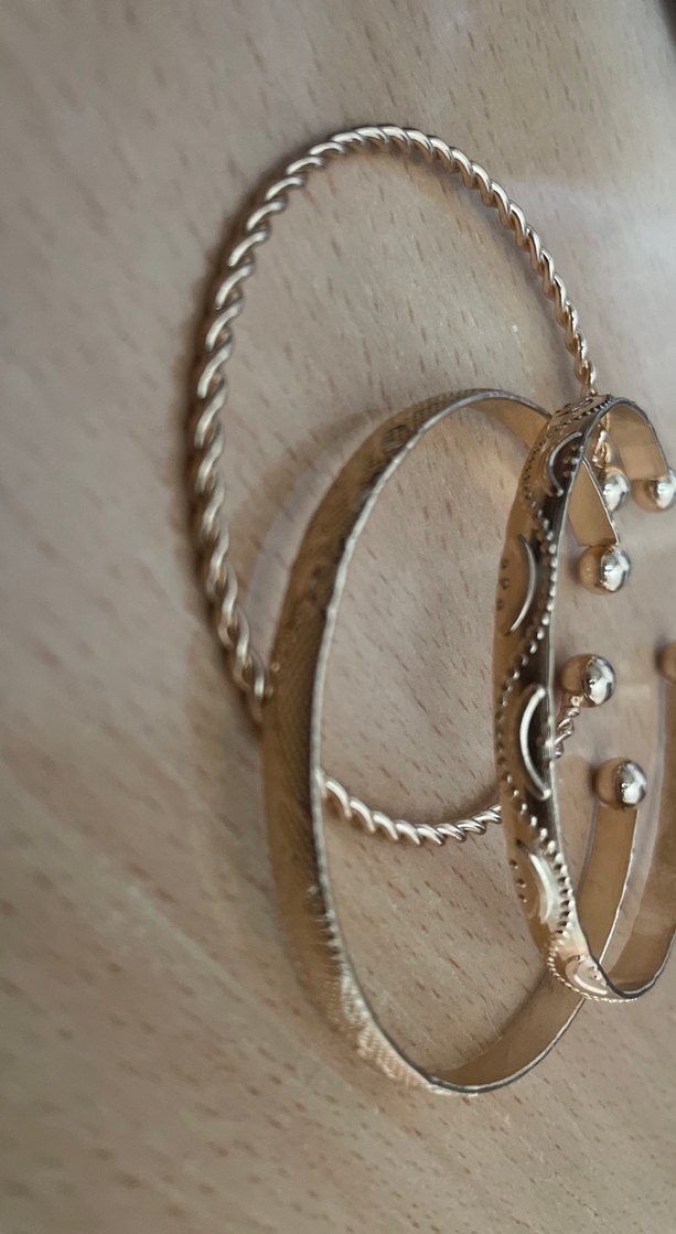 Zincir Detaylı Minimalist Kadın Bileklik Vintage - Görsel 2