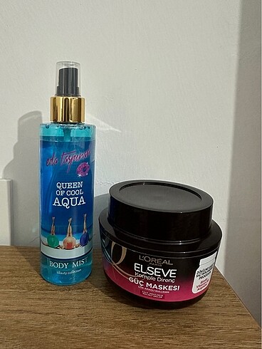 L'Oréal Paris Eda taşpınar vücut spreyi elseve saç maskesi