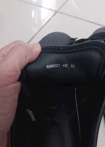 Siyah Beyaz Bağcıklı Erkek Spor Ayakkabı replika - Görsel 5