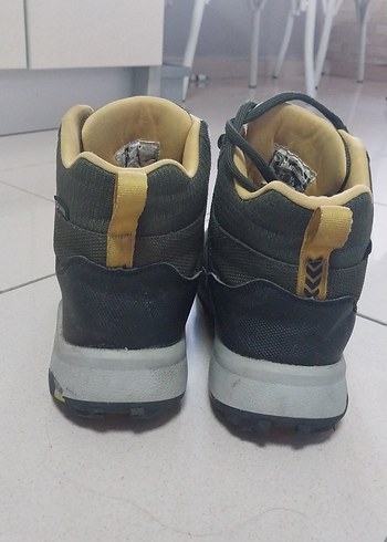 Gri Kamuflaj Desenli Bağcıklı Outdoor Ayakkabı - Görsel 2