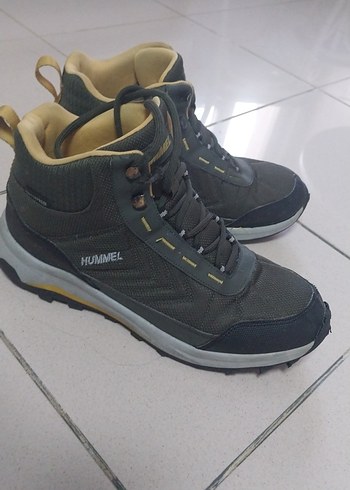 Gri Kamuflaj Desenli Bağcıklı Outdoor Ayakkabı - Görsel 3