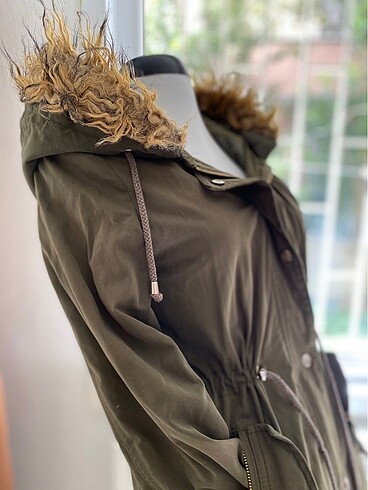 Diğer Kışlık parka mont yeşil