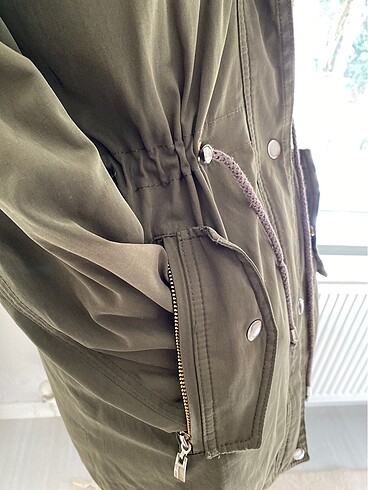 36 Beden Kışlık parka mont yeşil