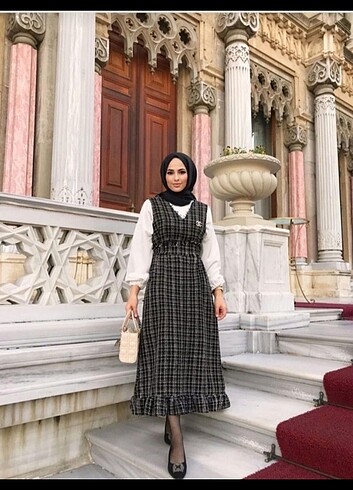 Siyah uzun elbise