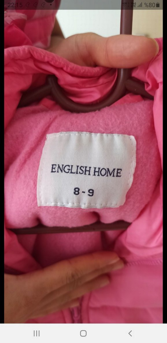 Kız Çocuk Pembe Fermuarlı Yelek 8-9 Yaş - Görsel 3