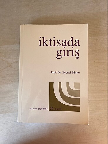 İktisada giriş zeynel dinler