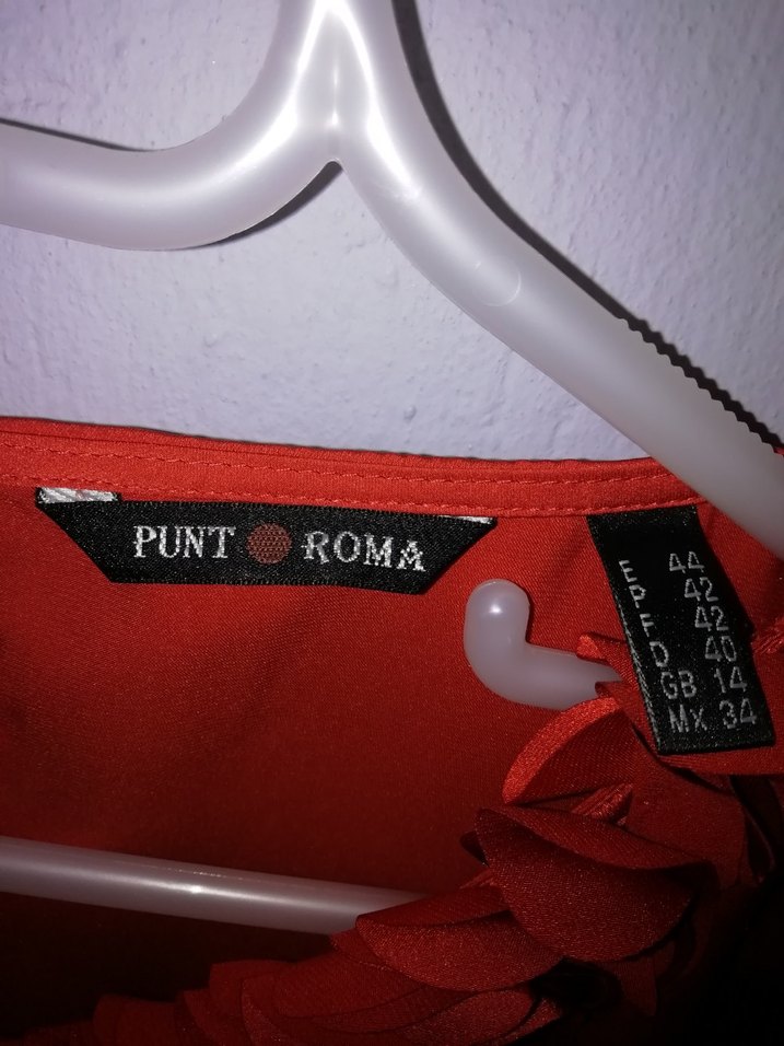 Nar çiçeği renginde Saten Robalı Kadın Bluz - Görsel 4