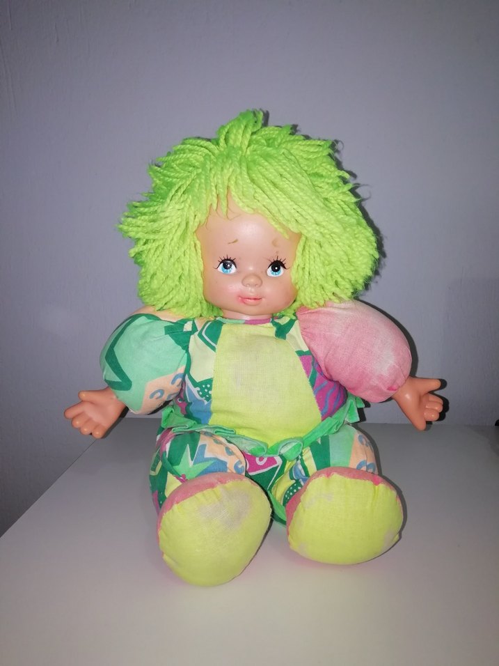 Renkli Saçlı Çok Renkli Bebek - Görsel 3