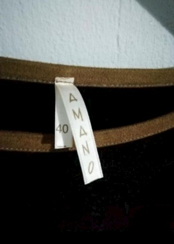 Düğmeli Siyah elbise - Görsel 5