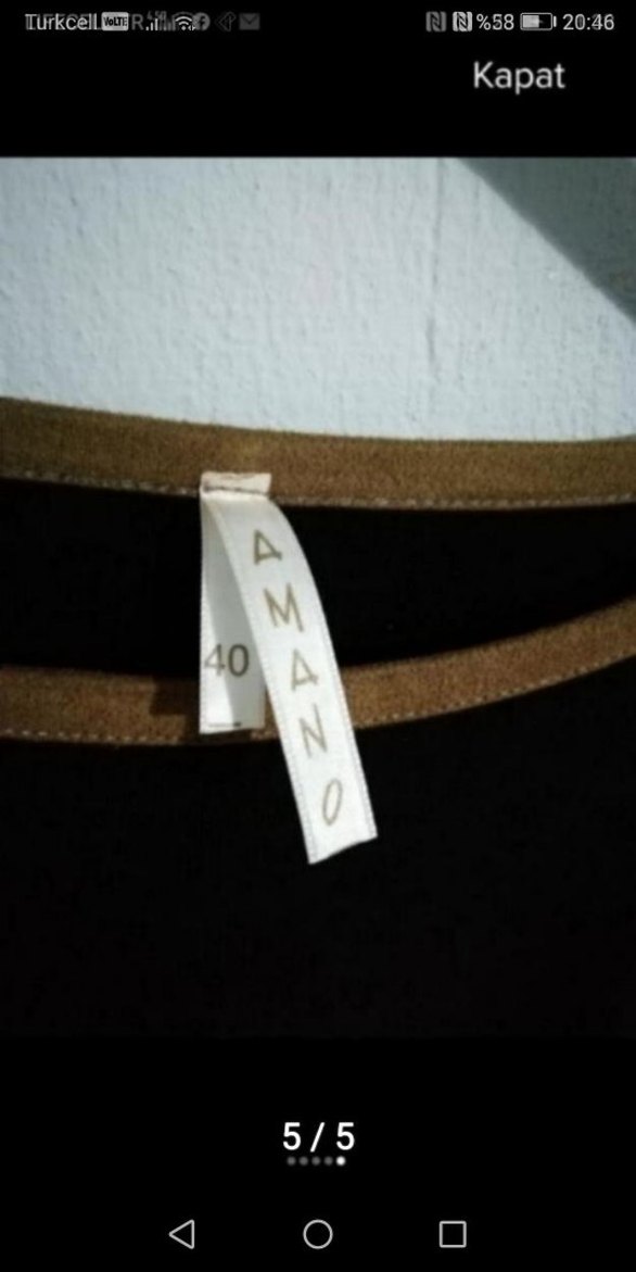 Düğmeli Siyah elbise - Görsel 5