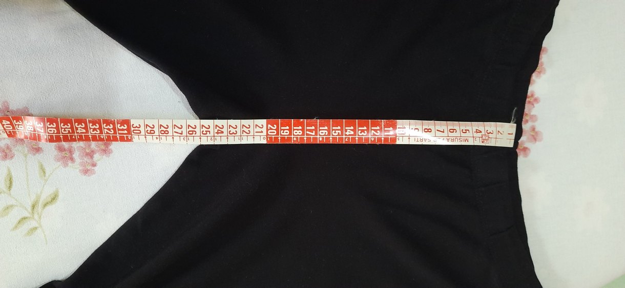 Kadın Siyah  tayt Velcro Detaylı - Görsel 5