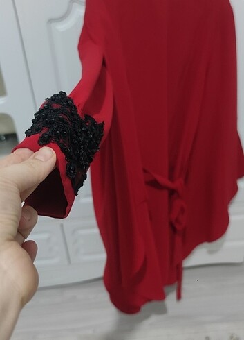46 Beden kırmızı Renk Tunik