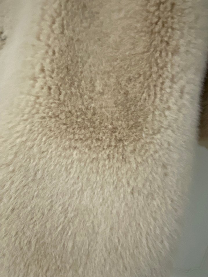 Zara Bej Midi Boy Kadın Suni Kürk Palto - Görsel 4