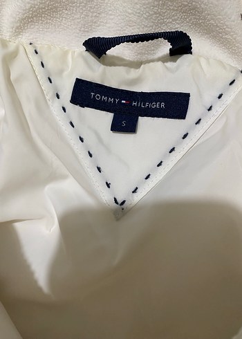Tommy hilfiger Beyaz Kürklü Kadın Puff Yelek - Görsel 6
