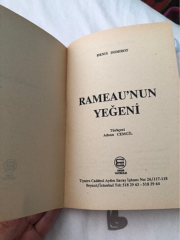 Diderot rameau?nun yeğeni