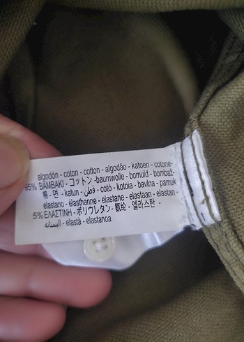 ZARA MARKA KALİN KUMAŞ ERKEK GÖMLEK - Görsel 3