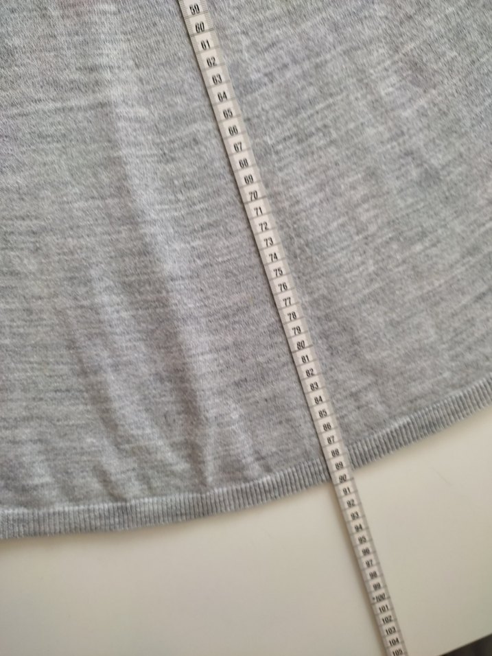 Gri Kadın Triko Midi Elbise - Görsel 4