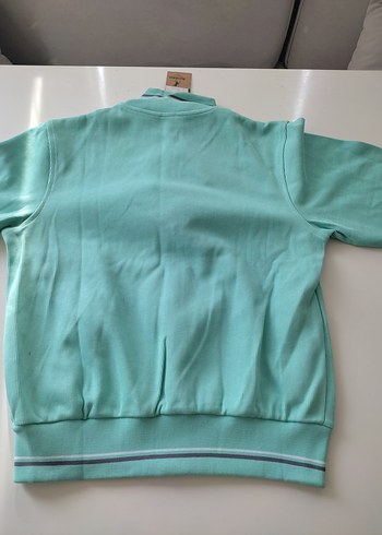 Turkuaz Fermuarlı Kadın Spor Ceket - Görsel 6