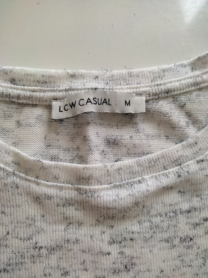 Gri Pamuklu Fakir Kol sweatshirt - Görsel 2