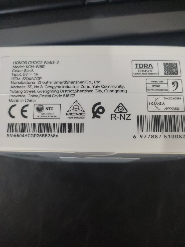 HONOR CHOICE Watch 2i Siyah Akıllı Saat - Görsel 2