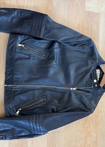 İperkyol Hakiki Deri Kısa Mont Ceket - Görsel 7