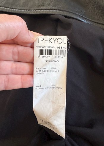 İperkyol Hakiki Deri Kısa Mont Ceket - Görsel 6