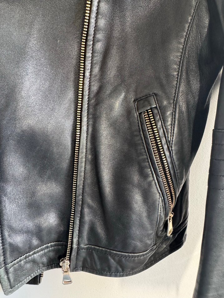 İperkyol Hakiki Deri Kısa Mont Ceket - Görsel 3