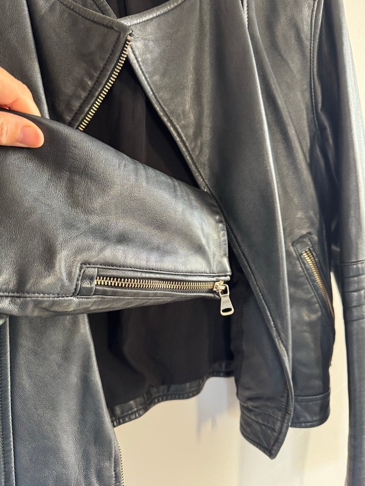 İperkyol Hakiki Deri Kısa Mont Ceket - Görsel 5