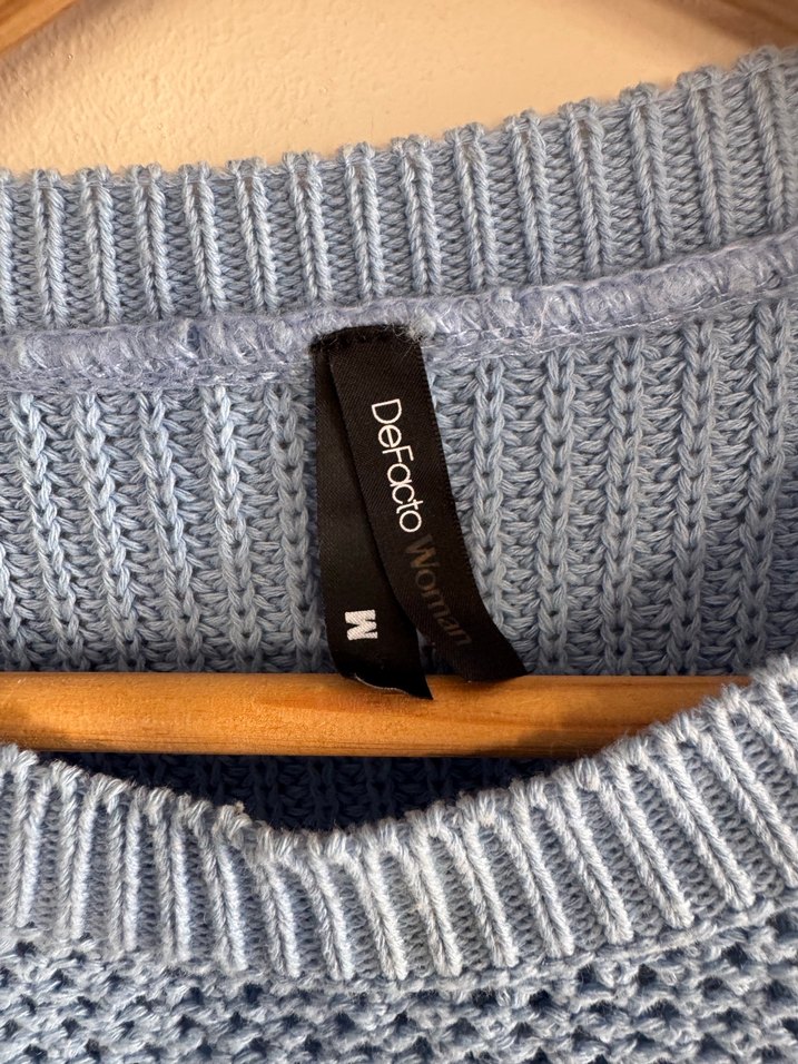 Defacto koton mevsimlik Örgü Kadın Kazak - Görsel 3