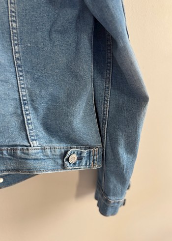 H&M Jean Kot Kadın Denim Ceket - Görsel 5