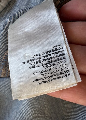 H&M Jean Kot Kadın Denim Ceket - Görsel 10