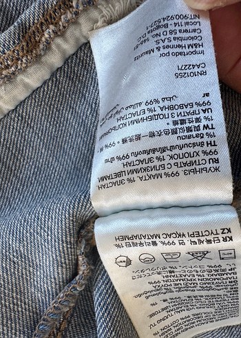 H&M Jean Kot Kadın Denim Ceket - Görsel 9