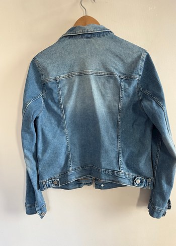 H&M Jean Kot Kadın Denim Ceket - Görsel 4