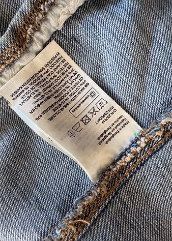 H&M Jean Kot Kadın Denim Ceket - Görsel 8
