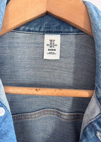H&M Jean Kot Kadın Denim Ceket - Görsel 2